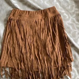 Full Tilt fringe skirt, fits s/m